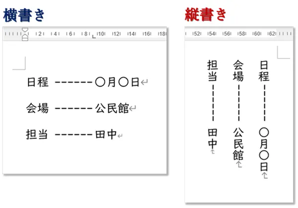 【Word タブ設定】
