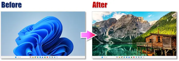 【デスクトップ背景・壁紙の変更方法】