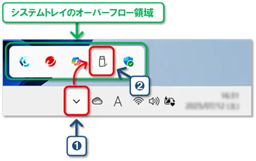 ショートカットキー【Windows キー+B】