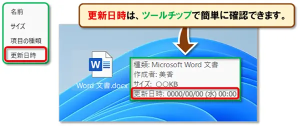 ショートカットキー【Windows キー+D】