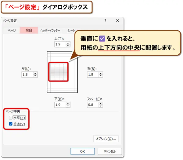 【余白の設定・変更】