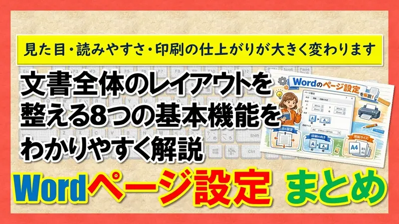 【Word：ページ設定 まとめ】