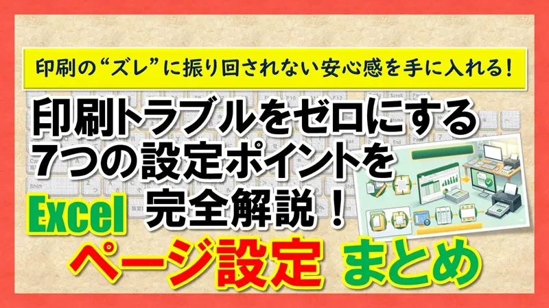 【Excel：ページ設定 まとめ】