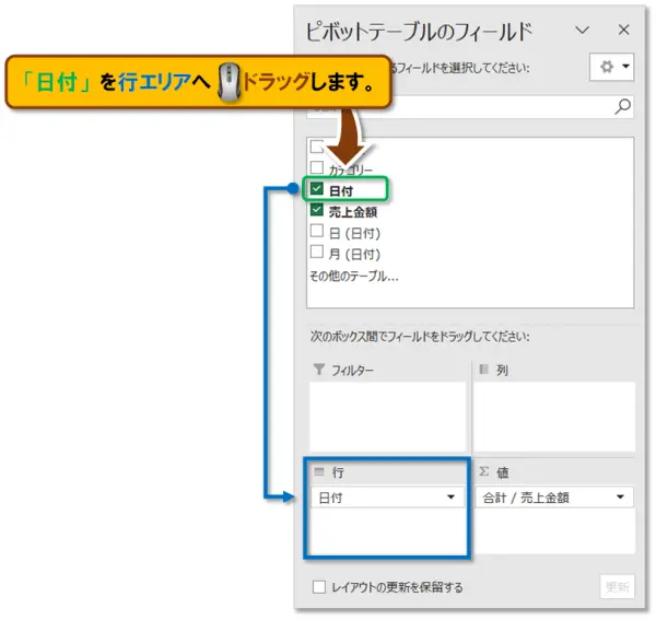 【Exclel ピボットテーブル】