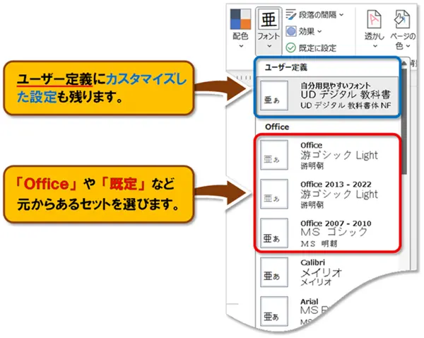 【フォント設定 まとめ】
