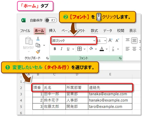【フォント設定 まとめ】