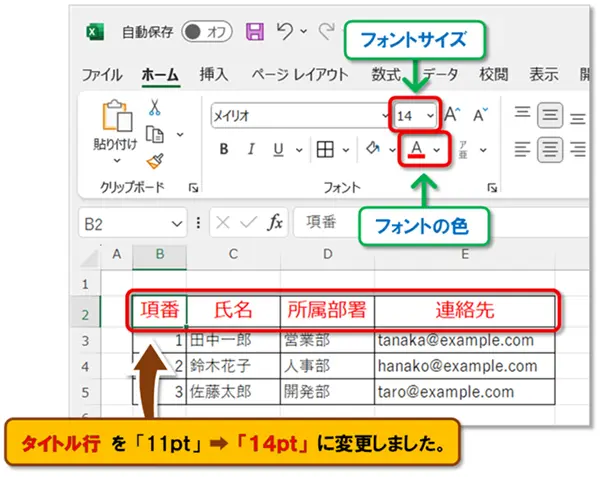 【フォント設定 まとめ】