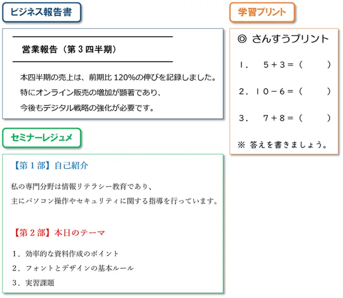 【Word：フォント設定】