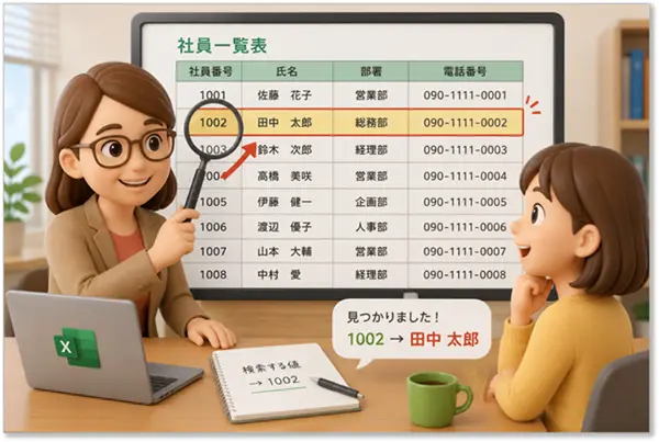 【Excel XLOOKUP関数の使い方】